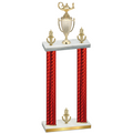 Double Red Carbon Fiber Victory Academics Trophy