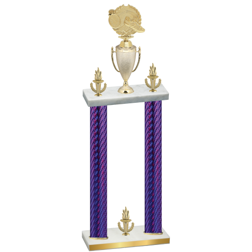 Double Purple Carbon Fiber Victory Running Trophy