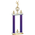 Double Purple Carbon Fiber Victory Tennis Trophy