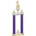 Double Purple Carbon Fiber Victory Hockey Trophy