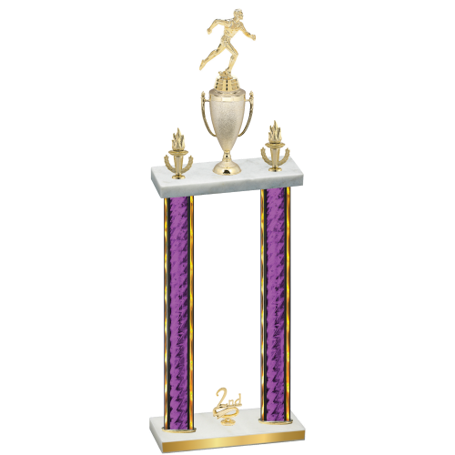 Double Purple Glacier Second Place Running Trophy