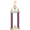 Double Purple Glacier Victory Running Trophy