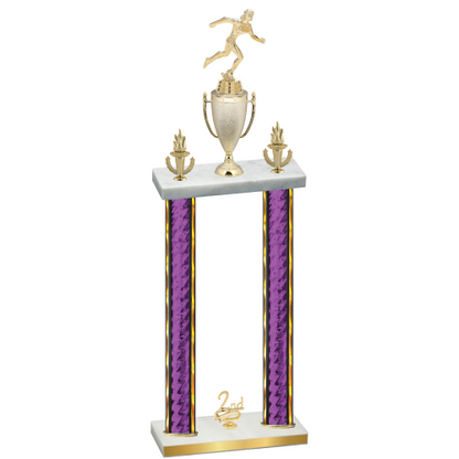 Double Purple Glacier Second Place Running Trophy