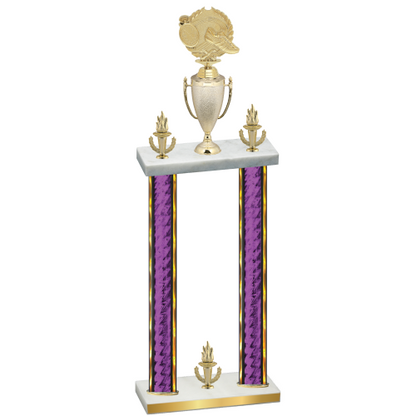 Double Purple Glacier Victory Running Trophy