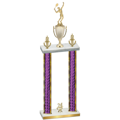 Double Purple Glacier Year Tennis Trophy