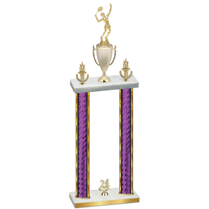 Double Purple Glacier Year Tennis Trophy