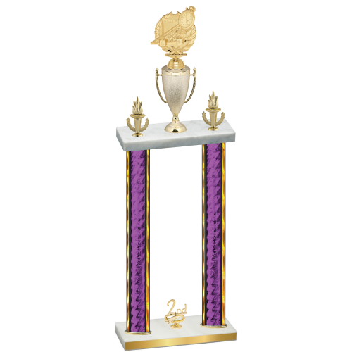 Double Purple Glacier Second Place Swimming Trophy