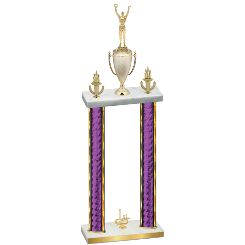 Double Purple Glacier First Place Victory Trophy