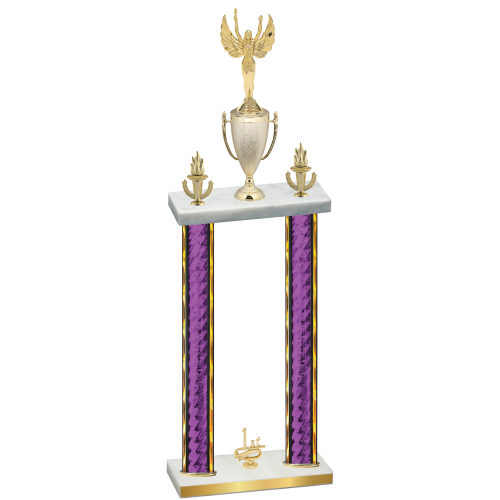 Double Purple Glacier First Place Victory Trophy