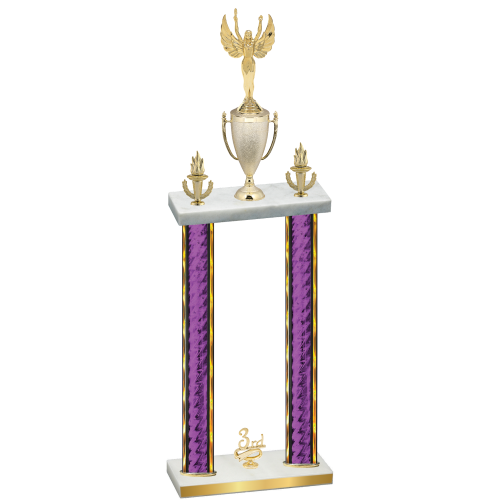 Double Purple Glacier Third Place Victory Trophy
