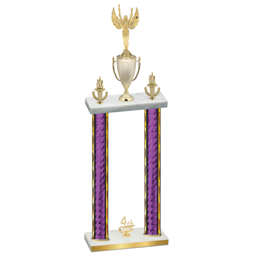 Double Purple Glacier Fourth Place Victory Trophy