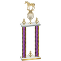Double Purple Glacier Victory Horses Trophy