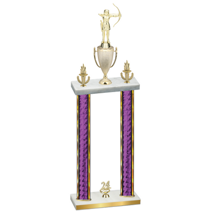 Double Purple Glacier Year Archery Trophy