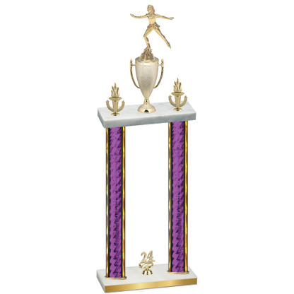 Double Purple Glacier Year Skater Trophy