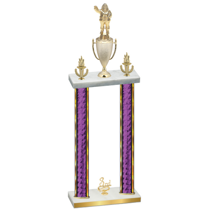Double Purple Glacier Third Place Holiday Trophy