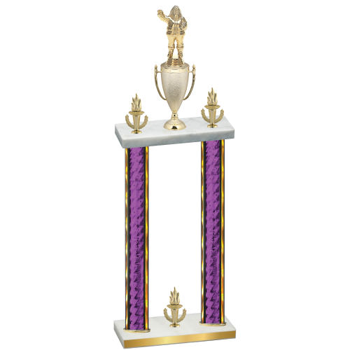 Double Purple Glacier Victory Holiday Trophy