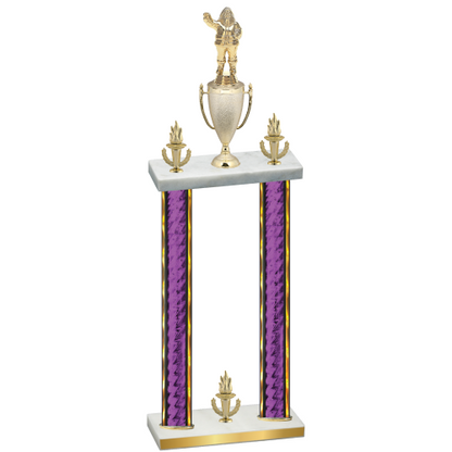 Double Purple Glacier Victory Holiday Trophy