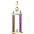 Double Purple Glacier Year Majorette Trophy