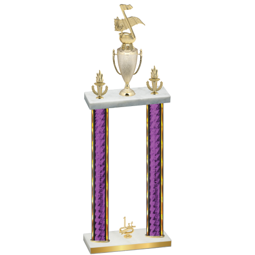 Double Purple Glacier First Place Music Trophy