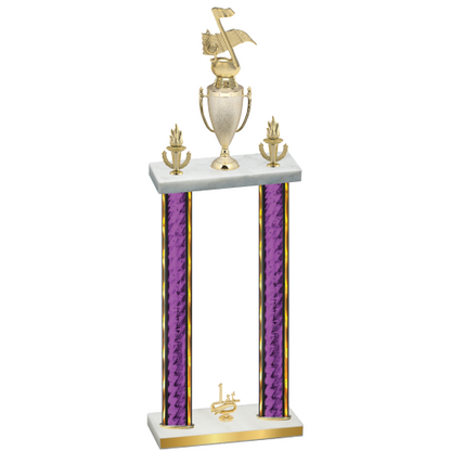 Double Purple Glacier First Place Music Trophy