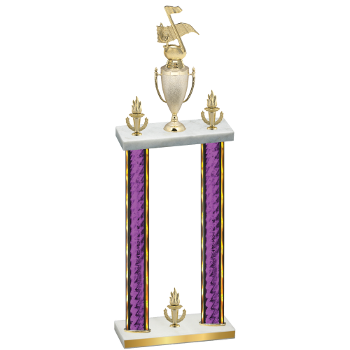 Double Purple Glacier Victory Music Trophy