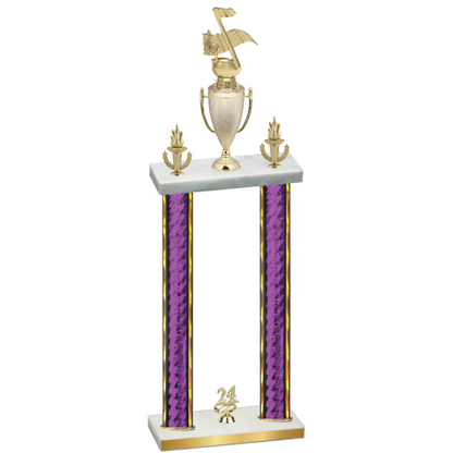 Double Purple Glacier Year Music Trophy
