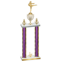 Double Purple Glacier Third Place Karate Trophy