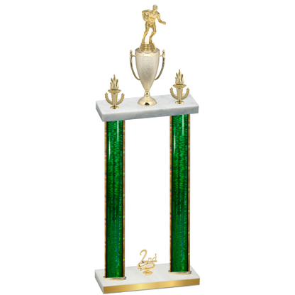 Double Green Glacier Second Place Rugby Trophy