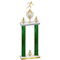 Double Green Glacier Victory Running Trophy