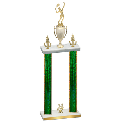 Double Green Glacier Year Tennis Trophy