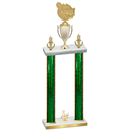 Double Green Glacier Third Place Tennis Trophy