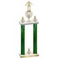 Double Green Glacier Victory Wrestling Trophy