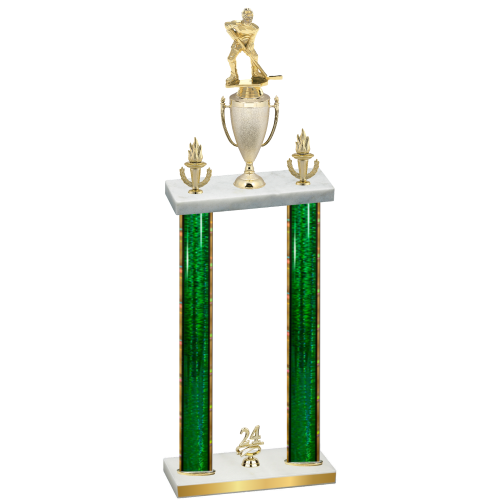 Double Green Glacier Year Hockey Trophy