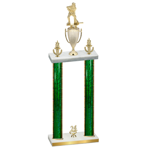 Double Green Glacier Year Hockey Trophy