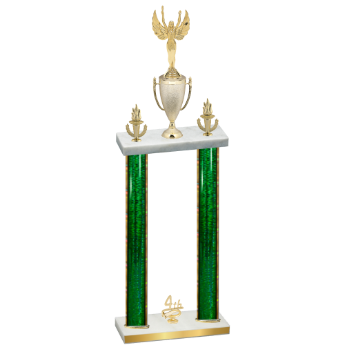 Double Green Glacier Fourth Place Victory Trophy