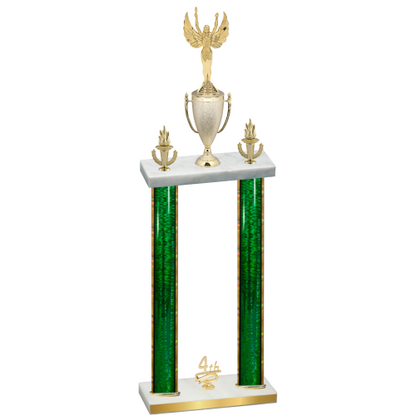 Double Green Glacier Fourth Place Victory Trophy