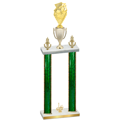 Double Green Glacier First Place Pickleball Trophy