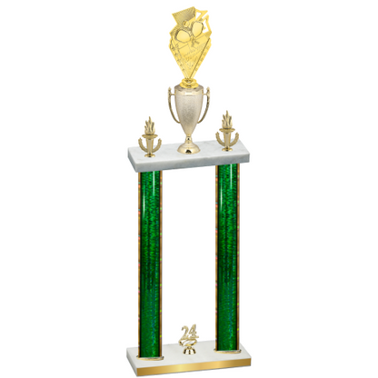 Double Green Glacier Year Pickleball Trophy