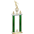 Double Green Glacier Year Basketball Trophy