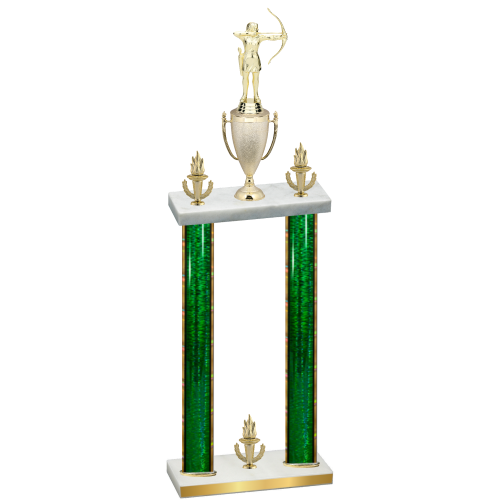 Double Green Glacier Victory Archery Trophy