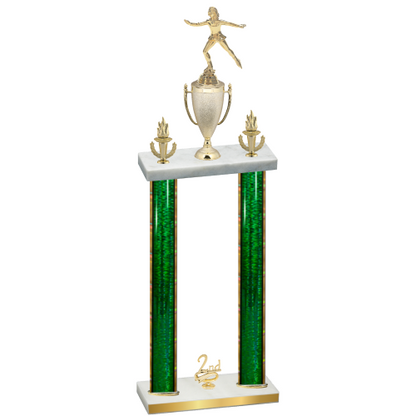Double Green Glacier Second Place Skater Trophy