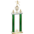 Double Green Glacier Fourth Place Skater Trophy
