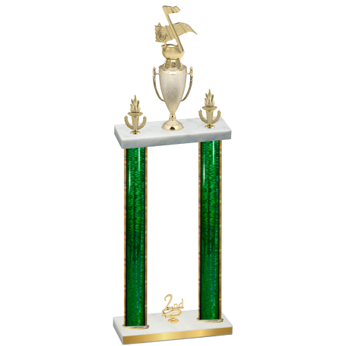 Double Green Glacier Second Place Music Trophy
