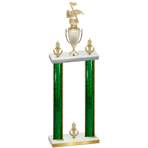Double Green Glacier Victory Music Trophy