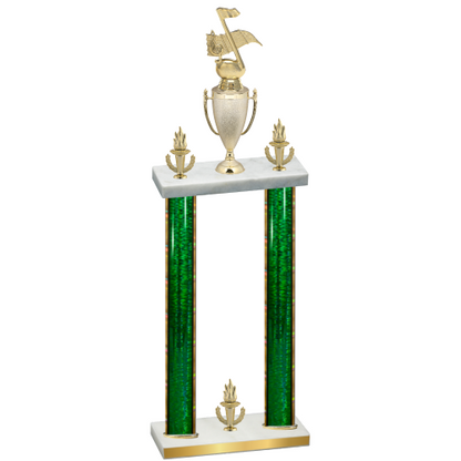 Double Green Glacier Victory Music Trophy