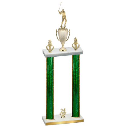 Double Green Glacier Year Golf Trophy