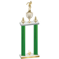 Double Green Carbon Fiber First Place Swimming Trophy