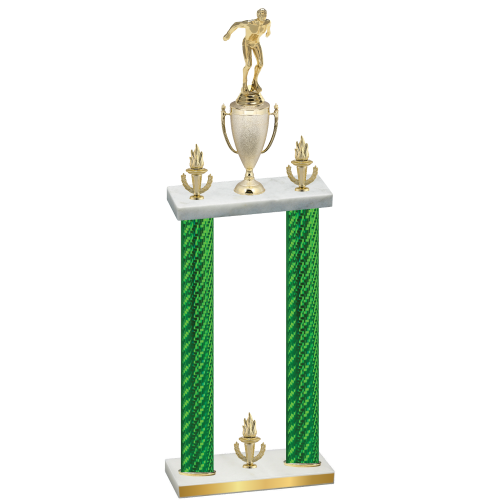 Double Green Carbon Fiber Victory Swimming Trophy
