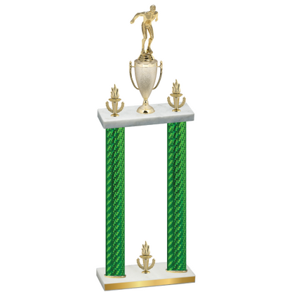 Double Green Carbon Fiber Victory Swimming Trophy