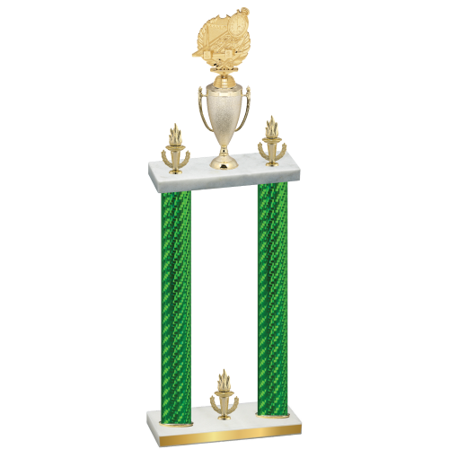Double Green Carbon Fiber Victory Swimming Trophy